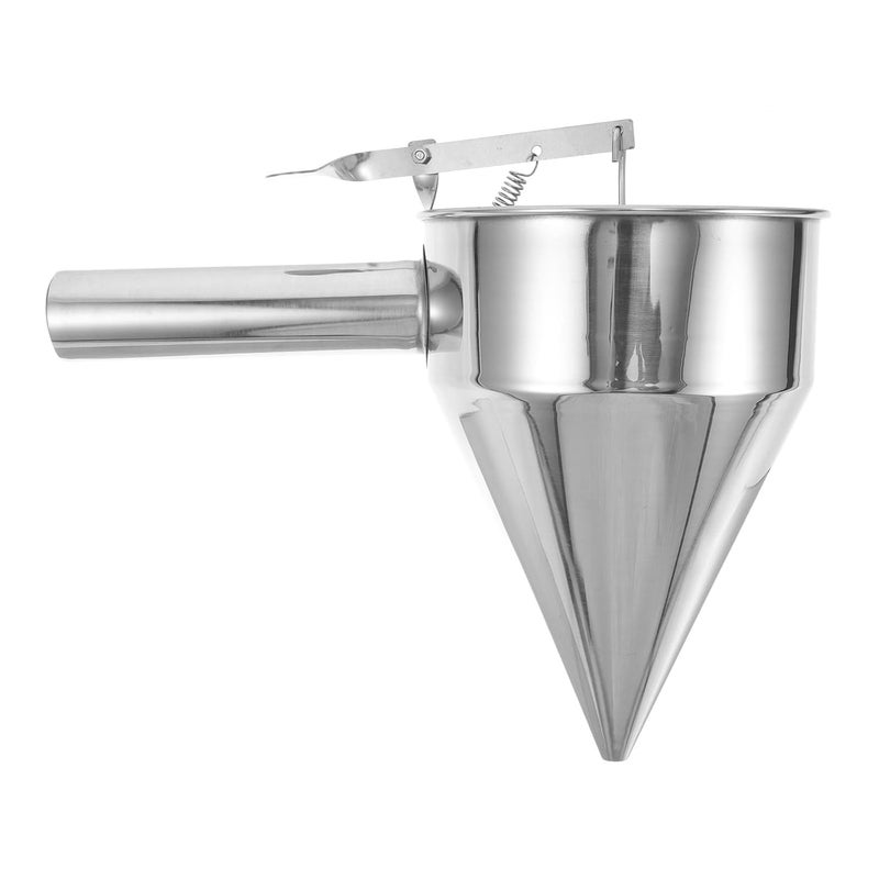 Stainless Steel Camping Funnel with Detachable Stand for Outdoor Cooking Baking Supplies - Image 1